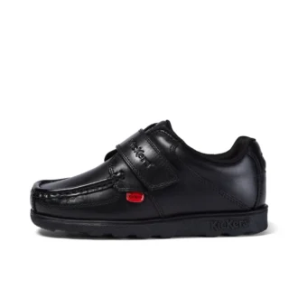 Junior Boys Fragma Strap Leder Schwarz
