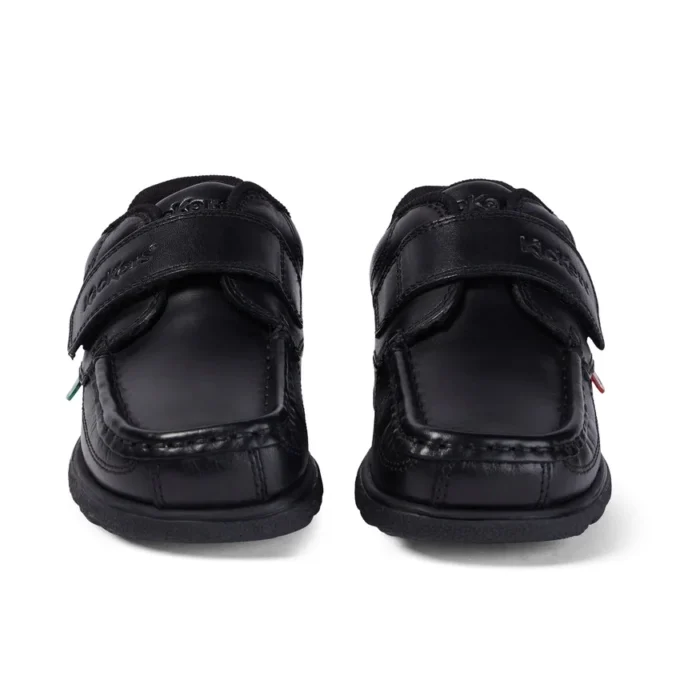 Junior Boys Fragma Strap Leder Schwarz