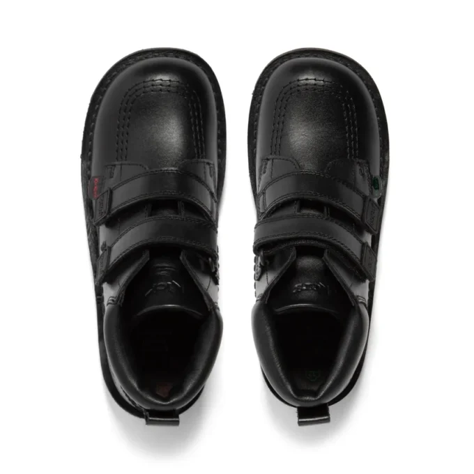 Junior Boys Kick Hi Roll Leder Schwarz Junior Boys Kick Hi Roll Leder Schwarz