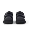 Junior Boys Kick Scuff Twin Leder Schwarz Junior Boys Kick Scuff Twin Leder Schwarz
