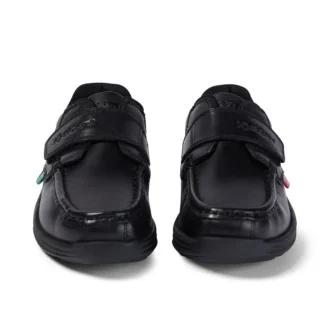 Junior Boys Reasan Strap Leder Schwarz