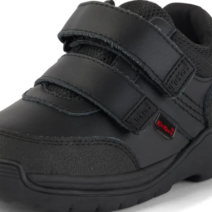Stomper Mid Leder für kleine Jungen, schwarz Stomper Mid Leder für kleine Jungen, schwarz