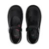 Junior Mädchen Adlar MJ Scallop Leder Schwarz