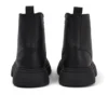 Junior Mädchen Kenzi Stiefel Charm Leder Schwarz Junior Mädchen Kenzi Stiefel Charm Leder Schwarz