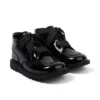 Junior Mädchen Kick Hi Ribbon Lackleder Schwarz Junior Mädchen Kick Hi Ribbon Lackleder Schwarz