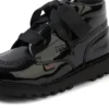 Junior Mädchen Kick Hi Ribbon Lackleder Schwarz Junior Mädchen Kick Hi Ribbon Lackleder Schwarz