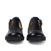 Junior Mädchen Kick T-Bar Leder Schwarz Junior Mädchen Kick T-Bar Leder Schwarz