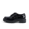 Junior Mädchen Kori Schnürschuh Lackleder Schwarz
