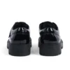 Junior Mädchen Kori Schnürschuh Lackleder Schwarz