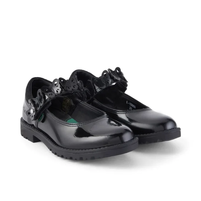 Junior Mädchen Lachly Butterfly MJ Lackleder Schwarz Junior Mädchen Lachly Butterfly MJ Lackleder Schwarz