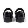 Junior Mädchen Lachly MJ Brogue Lackleder Schwarz Junior Mädchen Lachly MJ Brogue Lackleder Schwarz