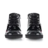 Junior Unisex Kick Hi Zip Lackleder Schwarz Junior Unisex Kick Hi Zip Lackleder Schwarz