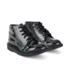 Junior Unisex Kick Hi Zip Lackleder Schwarz Junior Unisex Kick Hi Zip Lackleder Schwarz
