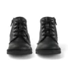 Junior Unisex Kick Hi Zip Leder-Alternative Schwarz Junior Unisex Kick Hi Zip Leder-Alternative Schwarz