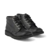 Junior Unisex Kick Hi Zip Leder-Alternative Schwarz Junior Unisex Kick Hi Zip Leder-Alternative Schwarz