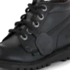 Junior Unisex Kick Hi Zip Leder-Alternative Schwarz Junior Unisex Kick Hi Zip Leder-Alternative Schwarz