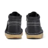 Junior Unisex Kick Hi Zip Leder Schwarz/Weiß Junior Unisex Kick Hi Zip Leder Schwarz/Weiß