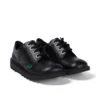 Junior Unisex Kick Lo Leder Schwarz Junior Unisex Kick Lo Leder Schwarz