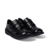 Junior Unisex Kick Lo Twin Vel Leder Schwarz Junior Unisex Kick Lo Twin Vel Leder Schwarz