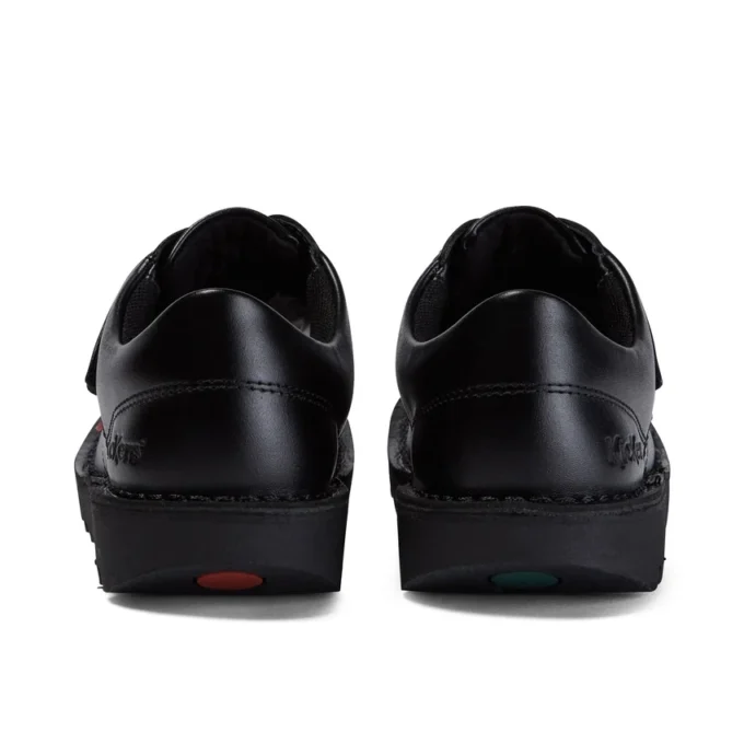 Junior Unisex Kick Lo Twin Vel Leder Schwarz Junior Unisex Kick Lo Twin Vel Leder Schwarz