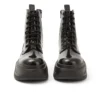 Kade Stiefel für Erwachsene, Unisex, Lackleder, Schwarz