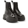 Kade Stiefel für Erwachsene, Unisex, Lackleder, Schwarz
