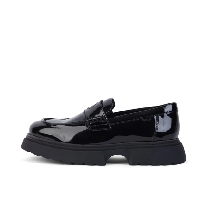 Kenzi Loafer für junge Damen, Leder, schwarz