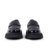 Kenzi Loafer für junge Damen, Leder, schwarz