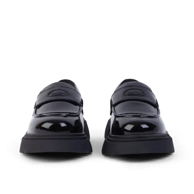 Kenzi Loafer für junge Damen, Leder, schwarz