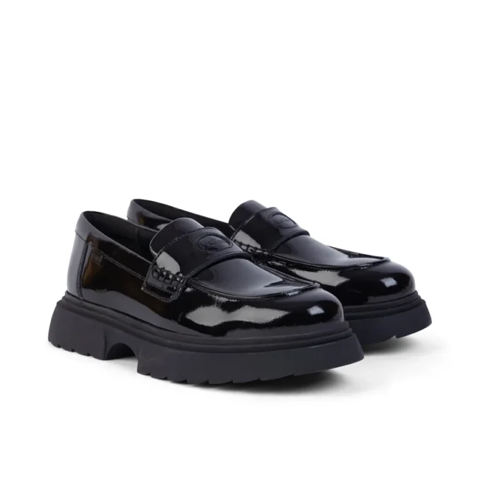 Kenzi Loafer für junge Damen, Leder, schwarz
