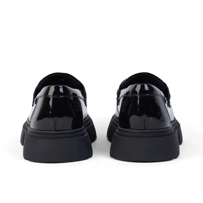 Kenzi Loafer für junge Damen, Leder, schwarz
