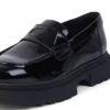 Kenzi Loafer für junge Damen, Leder, schwarz