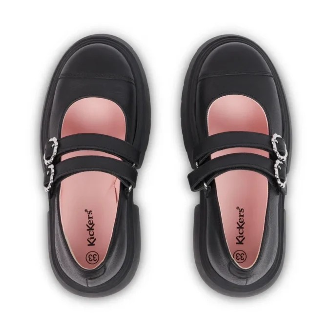 Kenzi MJ Lederschuhe für Jugendliche, schwarz Kenzi MJ Lederschuhe für Jugendliche, schwarz