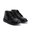 Kick Hi für Erwachsene, Damen, Leder, Lackleder-Optik, Schwarz Kick Hi für Erwachsene, Damen, Leder, Lackleder-Optik, Schwarz