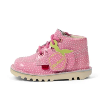 Kick Hi Fruit für Kleinkinder, Unisex, Lackleder, Rosa
