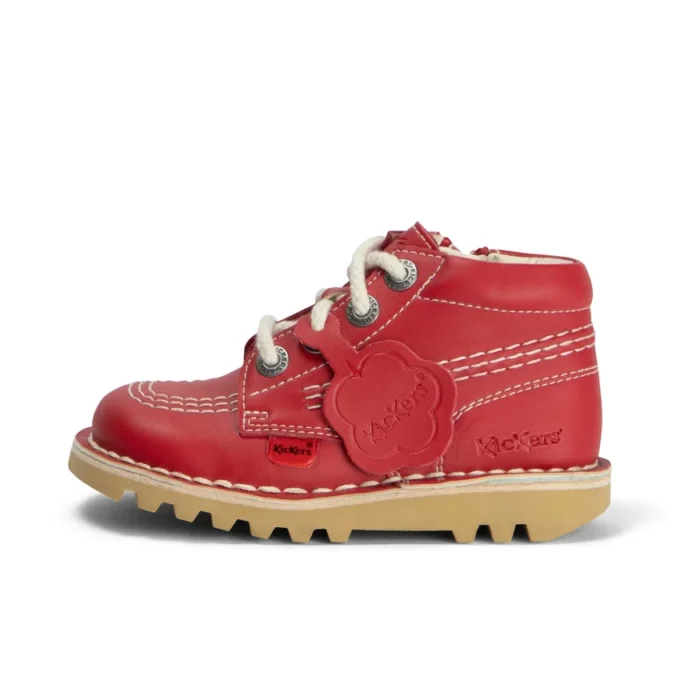 Kick Hi Hi Zip aus Lederalternative für Kleinkinder, Unisex, Rot Kick Hi Hi Zip aus Lederalternative für Kleinkinder, Unisex, Rot