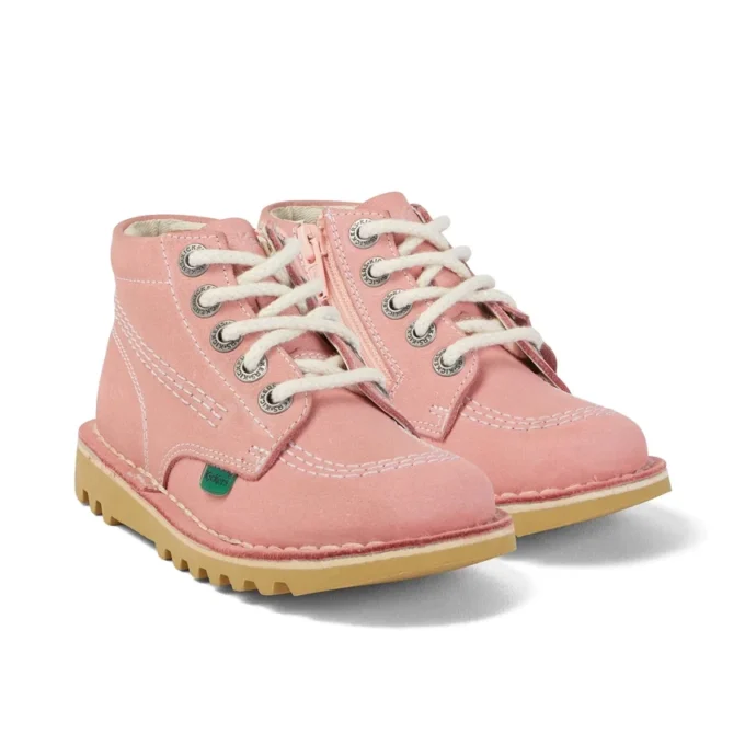 Kick Hi Hi Zip für Kleinkinder, Unisex, Nubuk, Hellrosa Kick Hi Hi Zip für Kleinkinder, Unisex, Nubuk, Hellrosa