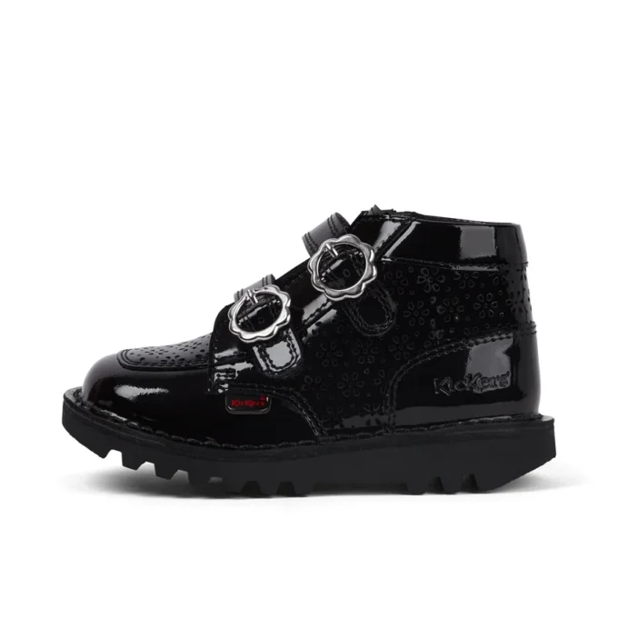 Kick Hi Meadow Lacklederstiefel für Mädchen, schwarz Kick Hi Meadow Lacklederstiefel für Mädchen, schwarz