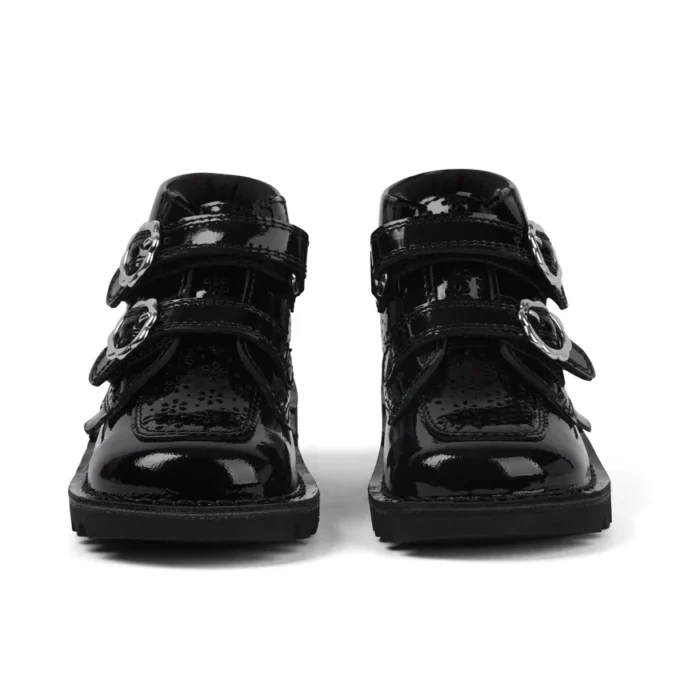 Kick Hi Meadow Lacklederstiefel für Mädchen, schwarz Kick Hi Meadow Lacklederstiefel für Mädchen, schwarz