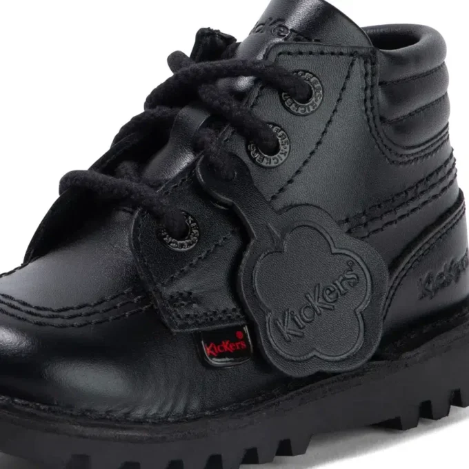 Kick Hi Padded Leder Schwarz für Jungen Kick Hi Padded Leder Schwarz für Jungen