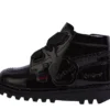 Kick Hi Ribbon Lackleder-Stiefel für Kleinkinder, schwarz Kick Hi Ribbon Lackleder-Stiefel für Kleinkinder, schwarz