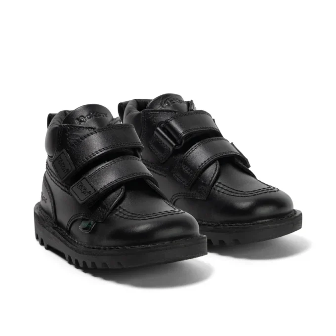 Kick Hi Roll Leder Schwarz für kleine Jungen Kick Hi Roll Leder Schwarz für kleine Jungen