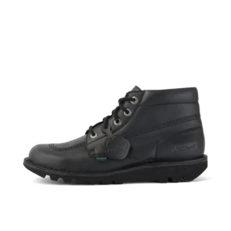 Jugend Unisex Kick Hi Leder Alternative Schwarz
