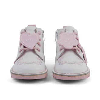 Kick Hi Wave Leder Weiß für Mädchen