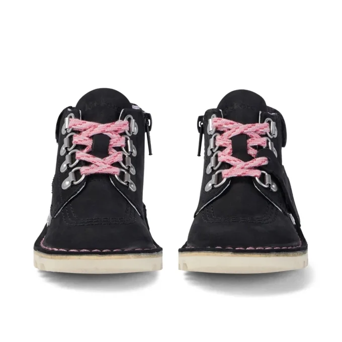 Kick Hi Winter Nubuk für Mädchen, schwarz