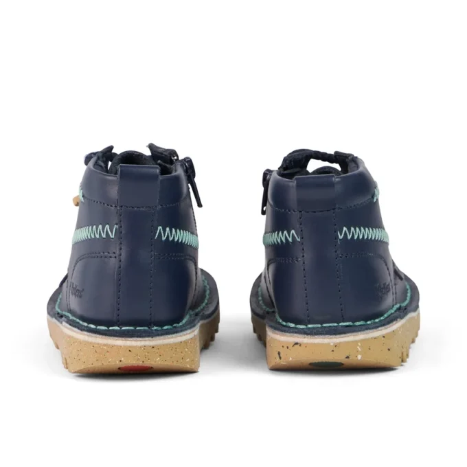 Kick Hi ZigZag Stiefel für Jungen im Kleinkindalter, Leder, Marineblau Kick Hi ZigZag Stiefel für Jungen im Kleinkindalter, Leder, Marineblau