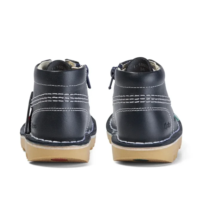Kick Hi Zip Leder für Kleinkinder, Unisex, Marineblau Kick Hi Zip Leder für Kleinkinder, Unisex, Marineblau