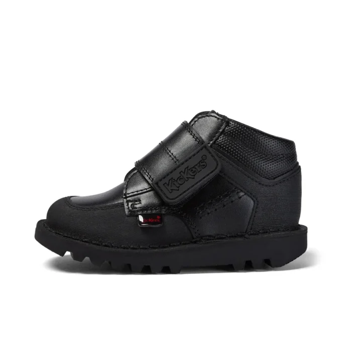 Kick Mid Scuff Leder für Jungen, schwarz Kick Mid Scuff Leder für Jungen, schwarz