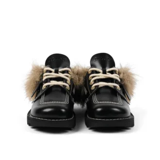 Kick Mule Fur Mains Black für Erwachsene, Unisex