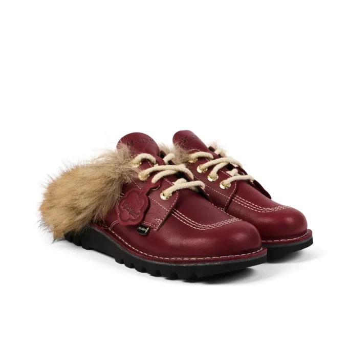 Kick Mule Fur Mains Red für Erwachsene, Unisex Kick Mule Fur Mains Red für Erwachsene, Unisex